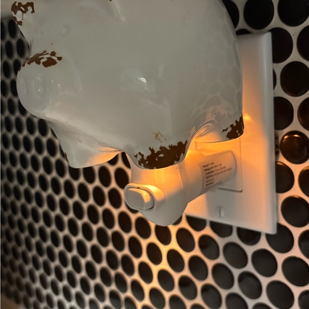 Piggy Wax Warmer - White and Brown - Picture 5 of 6
